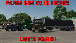 FARM SIM 25 IS HERE LETS TRY IT [upl. by Sulecram]