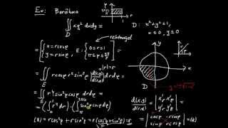 Integralkalkyl flerdim del 8  dubbelintegral variabelbyte exempel 1 [upl. by Etnecniv]