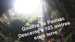 Gouffre de Padirac Une visite à 103 mètres sous terre [upl. by Rosdniw]