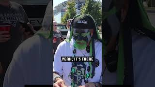 New England and Seattle superfans try The End Flatline Tailgate Patriots Seahawks [upl. by Damek922]