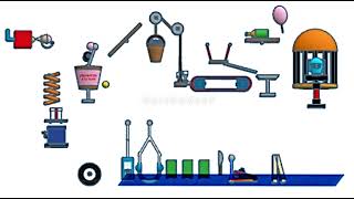 📌Design amp Animation 3D🔥Rube Goldberg Machine🎆 tinkercad ✨codeblocks ✨steam rubegoldbergmachine [upl. by Macilroy130]