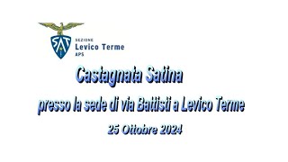 SAT Levico 25 ott 2024 Castagnata [upl. by Berthold]