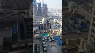 V hotel top to Down view travel dubaitravelguide shorts [upl. by Aetnahc]