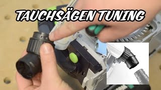 Umrüsten einer Festool Tauchsäge TS 55 R auf den neuen Anschluss  Mikes Toolshop [upl. by Suez]