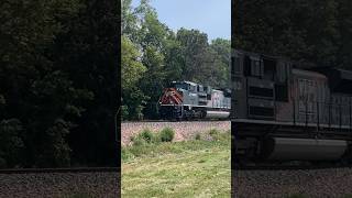 UP 1983 Leading CNASH9 between Council Bluffs and Crescent IA 81724 [upl. by Eltotsira]