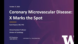 Coronary Microvascular Disease X Marks the Spot [upl. by Aschim916]