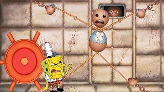 Spongebob Mini Trolling Games vs The Buddy  Spongebob Games Frenzy Vs Kick The Buddy iOS [upl. by Mikes938]