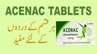 Acenac tablets uses and side effects in urdu  Acenac tablets for body pains [upl. by Adaha238]