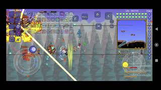 Terraria tModloader mobileCalamity Mod Revengeance Providencethe Profaned Goddessclass  rogue [upl. by Atauqal]