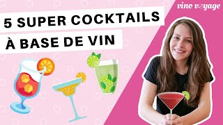 Les 5 meilleurs cocktails à base de vin 🍹 [upl. by Deragon]