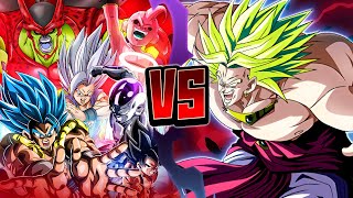 EZA INT LSSJ BROLY VS DIFFICULT BOSSES OF THE 9TH YEAR WWDC META DBZ Dokkan Battle [upl. by Andrel]