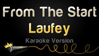 Laufey  From The Start Karaoke Version [upl. by Iak]