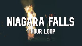 Metro Boomin Travis Scott 21 Savage  Niagara Falls 1 Hour Loop [upl. by Laddy178]