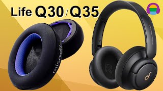 How to Replace Upgrade Earpads Anker Soundcore Life Q30  Q35 Headphones [upl. by Llebana]