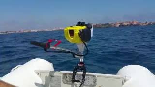 OZEAM 13HP 4 tiempos en ZRay 310m prueba en mar [upl. by Seiden]