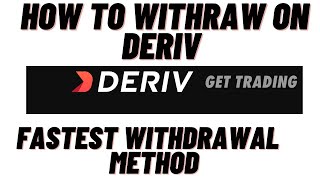 How to place a Withdrawal from Deriv to Bank Account [upl. by Georgetta291]