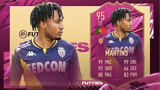 FIFA 21 GELSON MARTINS 95 FUTTIES PLAYER REVIEW I FIFA 21 ULTIMATE TEAM [upl. by Sairahcaz918]