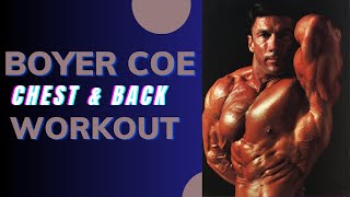 Boyer Coe chest and back Workout  Boyer Coe Workout Routine  Old School Bodybuilding [upl. by Birchard]