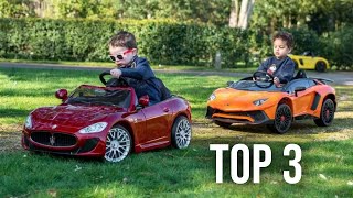 TOP 3  Meilleure Voiture Électrique Enfant 2023 [upl. by Eatnuahc]