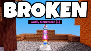 Bedwars Added GOD GENERATORS [upl. by Avera619]