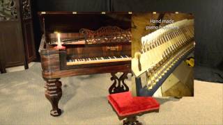 Knabe Square Grand Piano Restoration Process [upl. by Urien]