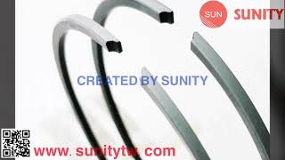 TAIWAN SUNITY PISTON RINGS OEM 1214093121 OVERSIZE 050 FOR Suzuki DT 99HP 15HP 2 stroke Engine [upl. by Notsyrb33]