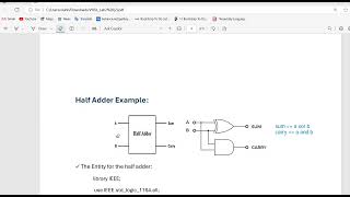 VHDL LAB2 part 1 2024 [upl. by Anina]