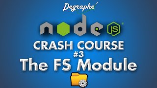 The FS Module Modules  Node JS Crash Course 3 [upl. by Asserac]