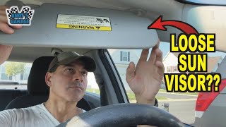 How To Fix A Loose Sun Visor Andy’s Garage Episode  488 [upl. by Osnofledi]