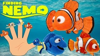 Finger Family Nursery Rhymes Nemo Cartoon For Children Kids Baby Preschool [upl. by Nemajneb928]