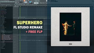 Metro Boomin amp Future  Superhero FL Studio Remake  Free FLP [upl. by Georgianne]