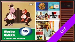 ARDWerbung Äffle amp Pferdle  Anfang  Ende quot3 Damen vom Grillquot 1983 [upl. by Ydwor]