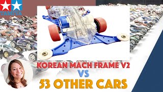 Korean Mach Frame version 2 vs 53 Other Cars [upl. by Healey]