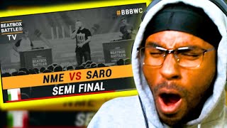 NME vs Saro  Loop Station Semi Final  5th Beatbox Battle World Championship REACTION [upl. by Harolda]