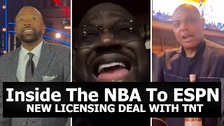 Inside The NBA to ABC amp ESPN in UNPRECEDENTED Licensing Deal w TNT WBD starting in 2025 [upl. by Yessac598]