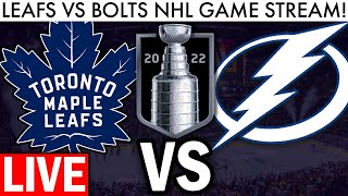 MAPLE LEAFS VS LIGHTNING GAME 1 LIVE NHL Playoffs Game Stream Free PlayByPlay amp Trade Rumors [upl. by Shatzer620]