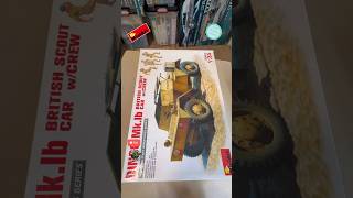 New stash unboxing 135 Daimler Dingo MkIb miniart scalemodels unboxing scalemodelling plamo [upl. by Asyen]