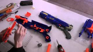 Orange Mod Works Longstrike Unleashed Stage 1 kit  Nerf Socom Modfications [upl. by Whitney]