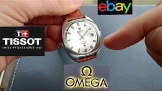 Vintage 1970s Tissot Seastar with 2481 Omega movement eBay bargain omega tissot [upl. by Westleigh]