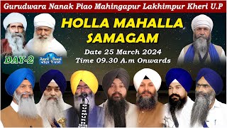 Day2 Mor Gurudwara Nanak Piao Mahingapur UP Live  Holla Mahalla Samagam 25 Mar 2024 [upl. by Chyou]