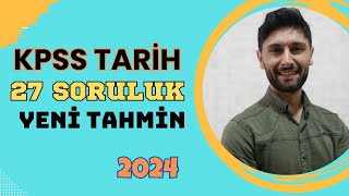 KPSS Tarih Yeni Tahmin 2024  KPSS LisansÖnlisans kpss kpss2024 [upl. by Honor]