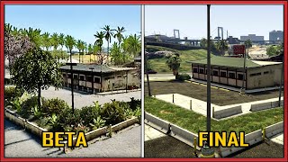 GTA V Beta vs Final Release Comparison [upl. by Hopfinger967]