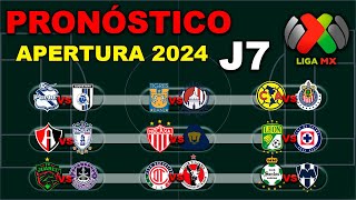 ⚽ El mejor PRONÓSTICO para la JORNADA 7 de la LIGA MX APERTURA 2024  Análisis  Predicción [upl. by Teemus]