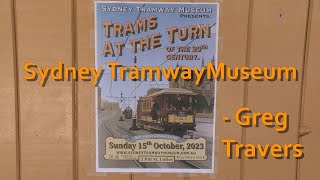 Sydney Tramway Museum Trams at the Turn of the 20th Century 151023 with 3 passing heritage trains [upl. by Ayrotal]