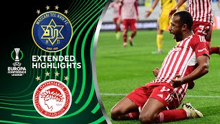 Maccabi TelAviv vs Olympiacos Extended Highlights  UECL Round of 16 2nd Leg  CBS Sports Golazo [upl. by Kissiah]