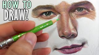 LAYERING amp BLENDING Skin Tones in RealTime with Colored Pencil Drawing Tips [upl. by Bergren]