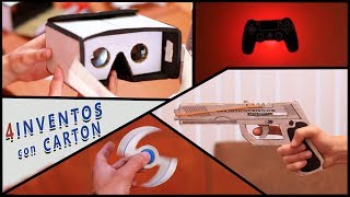 4 Increíbles Inventos Caseros de Cartón [upl. by Pierre988]