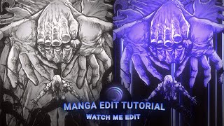 Manga Edit Tutorial  Alight motion Preset [upl. by Fanchon]