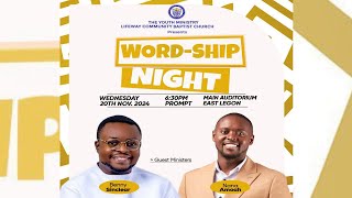 YOUTH WEEK CELEBRATION 24  DAY 1 WORDSHIP NIGHT [upl. by Fallon]