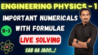 ENGINEERING PHYSICS 1  PHYSICS NUMERICALS  ENGINEERING FIRST YEAR  PHYSICS 1  SEM 1 PHYSICS [upl. by Ntsyrk]